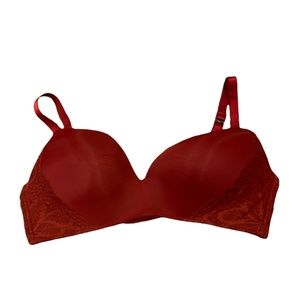 Auden The Bliss Bra in Berry Red 40D